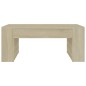 vidaXL Couchtisch Sonoma-Eiche 100x60x42 cm Holzwerkstoff vidaXL Couchtisch Sonoma-Eiche 100x60x42 cm Holzwerkstoff
