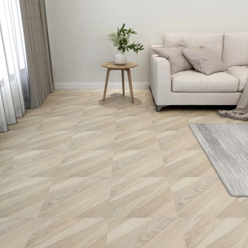 vidaXL PVC-Fliesen Selbstklebend 20 Stk. 1,86 m² Beige Gestreift vidaXL PVC-Fliesen Selbstklebend 20 Stk. 1,86 m² Beige Gestreift