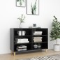 vidaXL Sideboard Hochglanz-Schwarz 103,5x35x70 cm Holzwerkstoff vidaXL Sideboard Hochglanz-Schwarz 103,5x35x70 cm Holzwerkstoff