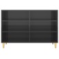 vidaXL Sideboard Hochglanz-Schwarz 103,5x35x70 cm Holzwerkstoff vidaXL Sideboard Hochglanz-Schwarz 103,5x35x70 cm Holzwerkstoff