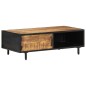 vidaXL Couchtisch 105x50x35 cm Raues Mangoholz vidaXL Couchtisch 105x50x35 cm Raues Mangoholz