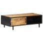 vidaXL Couchtisch 105x50x35 cm Raues Mangoholz vidaXL Couchtisch 105x50x35 cm Raues Mangoholz