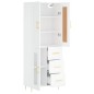 vidaXL Highboard Weiß 69,5x34x180 cm Holzwerkstoff vidaXL Highboard Weiß 69,5x34x180 cm Holzwerkstoff