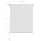 vidaXL Außenrollo Weiß 60x140 cm HDPE vidaXL Außenrollo Weiß 60x140 cm HDPE