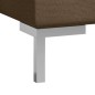 Modular-Ecksofas 2 Stk. mit Auflagen Stoff Braun Modular-Ecksofas 2 Stk. mit Auflagen Stoff Braun