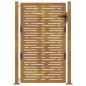 vidaXL Gartentor 105x130 cm Cortenstahl Quadratisches Design vidaXL Gartentor 105x130 cm Cortenstahl Quadratisches Design
