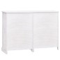 vidaXL Sideboard mit 10 Schubladen Weiß 113 x 30 x 79 cm Holz vidaXL Sideboard mit 10 Schubladen Weiß 113 x 30 x 79 cm Holz