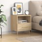 vidaXL Nachttisch Sonoma-Eiche 40x35x47,5 cm Holzwerkstoff vidaXL Nachttisch Sonoma-Eiche 40x35x47,5 cm Holzwerkstoff