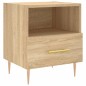 vidaXL Nachttisch Sonoma-Eiche 40x35x47,5 cm Holzwerkstoff vidaXL Nachttisch Sonoma-Eiche 40x35x47,5 cm Holzwerkstoff