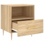 vidaXL Nachttisch Sonoma-Eiche 40x35x47,5 cm Holzwerkstoff vidaXL Nachttisch Sonoma-Eiche 40x35x47,5 cm Holzwerkstoff