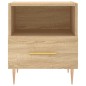 vidaXL Nachttisch Sonoma-Eiche 40x35x47,5 cm Holzwerkstoff vidaXL Nachttisch Sonoma-Eiche 40x35x47,5 cm Holzwerkstoff