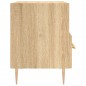 vidaXL Nachttisch Sonoma-Eiche 40x35x47,5 cm Holzwerkstoff vidaXL Nachttisch Sonoma-Eiche 40x35x47,5 cm Holzwerkstoff
