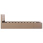 Stauraumbett Hydraulisch Cappuccino-Braun Kunstleder 120×200 cm Stauraumbett Hydraulisch Cappuccino-Braun Kunstleder 120×200 cm