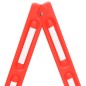 vidaXL Absperrgitter Faltbar Rot 210x50x105 cm vidaXL Absperrgitter Faltbar Rot 210x50x105 cm