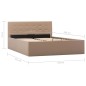 Stauraumbett Hydraulisch Cappuccino-Braun Kunstleder 120×200 cm Stauraumbett Hydraulisch Cappuccino-Braun Kunstleder 120×200 cm