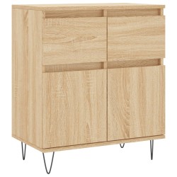 vidaXL Sideboard Sonoma-Eiche 60x35x70 cm Holzwerkstoff