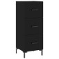 vidaXL Highboard Schwarz 34,5x34x180 cm Holzwerkstoff vidaXL Highboard Schwarz 34,5x34x180 cm Holzwerkstoff