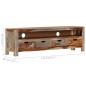 vidaXL TV-Schrank 130x30x40 cm Massivholz Palisander vidaXL TV-Schrank 130x30x40 cm Massivholz Palisander