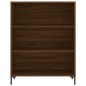 Highboard Braun Eichen-Optik 69,5x34x180 cm Holzwerkstoff Highboard Braun Eichen-Optik 69,5x34x180 cm Holzwerkstoff
