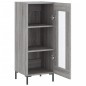 vidaXL Sideboard Grau Sonoma 34,5x34x90 cm Holzwerkstoff vidaXL Sideboard Grau Sonoma 34,5x34x90 cm Holzwerkstoff