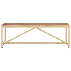 vidaXL Couchtisch 120 x 60 x 40 cm Massivholz