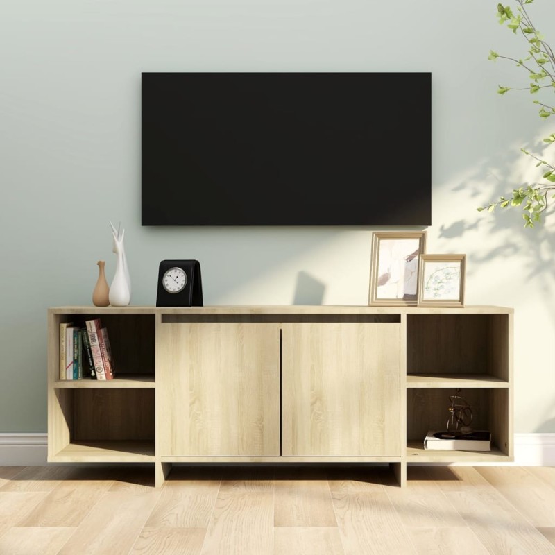 vidaXL TV-Schrank Sonoma-Eiche 130x35x50 cm Holzwerkstoff vidaXL TV-Schrank Sonoma-Eiche 130x35x50 cm Holzwerkstoff