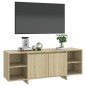 vidaXL TV-Schrank Sonoma-Eiche 130x35x50 cm Holzwerkstoff vidaXL TV-Schrank Sonoma-Eiche 130x35x50 cm Holzwerkstoff