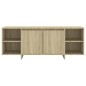 vidaXL TV-Schrank Sonoma-Eiche 130x35x50 cm Holzwerkstoff vidaXL TV-Schrank Sonoma-Eiche 130x35x50 cm Holzwerkstoff
