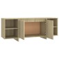 vidaXL TV-Schrank Sonoma-Eiche 130x35x50 cm Holzwerkstoff vidaXL TV-Schrank Sonoma-Eiche 130x35x50 cm Holzwerkstoff
