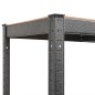vidaXL Schwerlastregale mit 5 Böden 2 Stk. Grau Stahl & Holzwerkstoff vidaXL Schwerlastregale mit 5 Böden 2 Stk. Grau Stahl & Holzwerkstoff