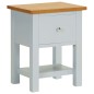 vidaXL Nachttisch 36x30x47 cm Massivholz Eiche vidaXL Nachttisch 36x30x47 cm Massivholz Eiche