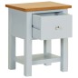 vidaXL Nachttisch 36x30x47 cm Massivholz Eiche vidaXL Nachttisch 36x30x47 cm Massivholz Eiche