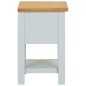 vidaXL Nachttisch 36x30x47 cm Massivholz Eiche vidaXL Nachttisch 36x30x47 cm Massivholz Eiche
