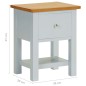 vidaXL Nachttisch 36x30x47 cm Massivholz Eiche vidaXL Nachttisch 36x30x47 cm Massivholz Eiche