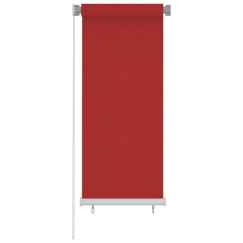 vidaXL Außenrollo 60x140 cm Rot HDPE vidaXL Außenrollo 60x140 cm Rot HDPE