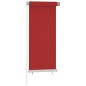 vidaXL Außenrollo 60x140 cm Rot HDPE vidaXL Außenrollo 60x140 cm Rot HDPE