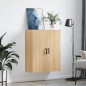 vidaXL Wandschrank Sonoma-Eiche 69,5x34x90 cm vidaXL Wandschrank Sonoma-Eiche 69,5x34x90 cm