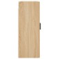 vidaXL Wandschrank Sonoma-Eiche 69,5x34x90 cm vidaXL Wandschrank Sonoma-Eiche 69,5x34x90 cm
