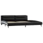 Bettgestell Schwarz Kunstleder 140×200 cm Bettgestell Schwarz Kunstleder 140×200 cm