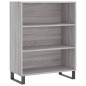 vidaXL Regalschrank Grau Sonoma 69,5x32,5x90 cm Holzwerkstoff vidaXL Regalschrank Grau Sonoma 69,5x32,5x90 cm Holzwerkstoff