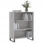 vidaXL Regalschrank Grau Sonoma 69,5x32,5x90 cm Holzwerkstoff vidaXL Regalschrank Grau Sonoma 69,5x32,5x90 cm Holzwerkstoff