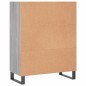 vidaXL Regalschrank Grau Sonoma 69,5x32,5x90 cm Holzwerkstoff vidaXL Regalschrank Grau Sonoma 69,5x32,5x90 cm Holzwerkstoff