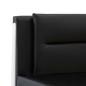 Bettgestell Schwarz Kunstleder 140×200 cm Bettgestell Schwarz Kunstleder 140×200 cm