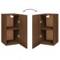 vidaXL TV-Schrank Braun Eichen-Optik 30,5x30x60 cm Holzwerkstoff vidaXL TV-Schrank Braun Eichen-Optik 30,5x30x60 cm Holzwerkstoff