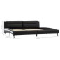 Bettgestell Schwarz Kunstleder 140×200 cm Bettgestell Schwarz Kunstleder 140×200 cm