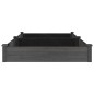 vidaXL Hochbeet mit Einsatz Grau 240x120x25 cm Massivholz Tanne vidaXL Hochbeet mit Einsatz Grau 240x120x25 cm Massivholz Tanne