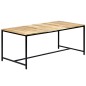 vidaXL Esstisch 180 x 90 x 75 cm Massives Raues Mangoholz vidaXL Esstisch 180 x 90 x 75 cm Massives Raues Mangoholz