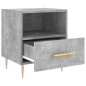 vidaXL Nachttisch Betongrau 40x35x47,5 cm Holzwerkstoff vidaXL Nachttisch Betongrau 40x35x47,5 cm Holzwerkstoff