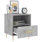 vidaXL Nachttisch Betongrau 40x35x47,5 cm Holzwerkstoff vidaXL Nachttisch Betongrau 40x35x47,5 cm Holzwerkstoff