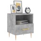 vidaXL Nachttisch Betongrau 40x35x47,5 cm Holzwerkstoff vidaXL Nachttisch Betongrau 40x35x47,5 cm Holzwerkstoff